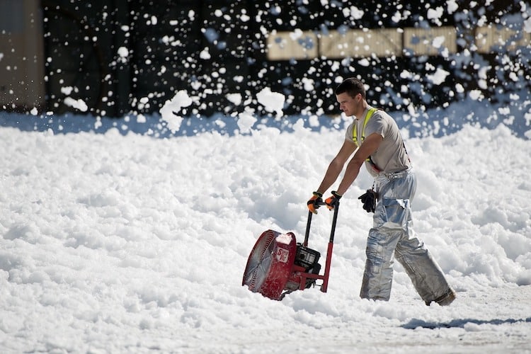 reduzierter Winterdienst