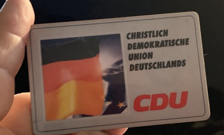 CDU Deutschland Mitgliederausweis