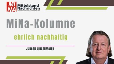Jürgen Linsenmaier ist Kolumnist bei den Mittelstand Nachrichten. Er schreibt regelmäßig in seiner Kolumne: ehrlich nachhaltig.