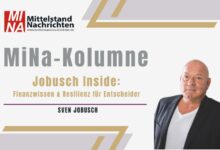 Sven Jobusch ist Kolumnist bei den Mittelstand Nachrichten. Seine Kolumne heißt: "Jobusch Inside: Finanzwissen & Resilienz für Entscheider."