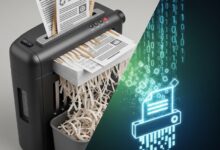 Effiziente Aktenvernichtung im digitalen Zeitalter.