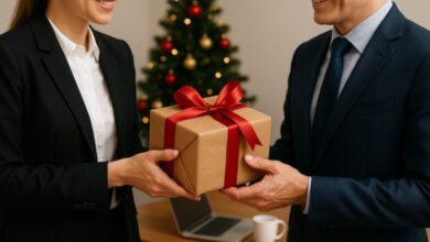 Kundengeschenke zu Weihnachten.