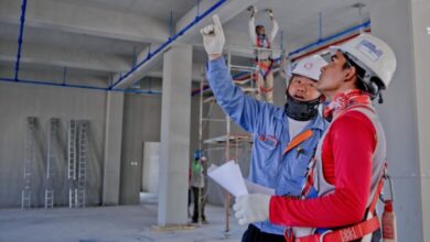 Industrielle Bauelemente.