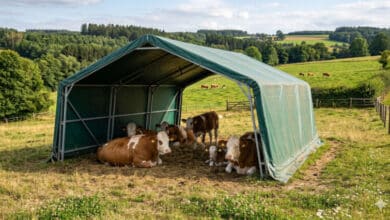 Flexible Weidezelte.