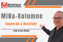 Kolumne Souverän & Resilient von Sven Oliver Rüsche.