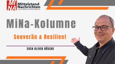 Kolumne Souverän & Resilient von Sven Oliver Rüsche.