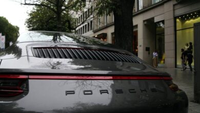Porsche in der Düsseldorfer Kö (Archiv)