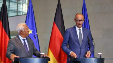 Antonio Costa und Friedrich Merz am 09.09.2026