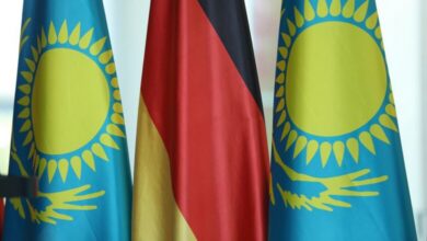 Flagge von Kasachstan (Archiv)