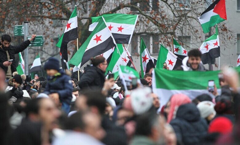 Syrer in Deutschland feiern den Sturz von Assad in Syrien (Archiv)