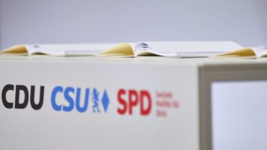 Unterzeichnung Koalitionsvertrag zwischen CDU, CSU und SPD (Archiv)