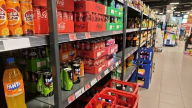 Limonaden im Supermarkt am 14.10.2026