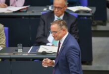 Friedrich Merz und Tino Chrupalla (Archiv)