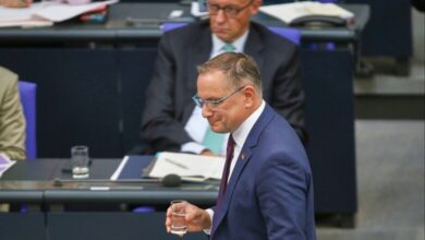 Friedrich Merz und Tino Chrupalla (Archiv)