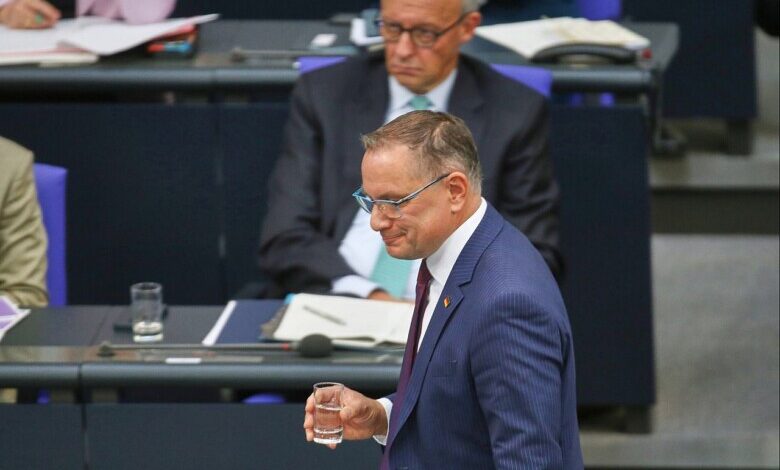 Friedrich Merz und Tino Chrupalla (Archiv)