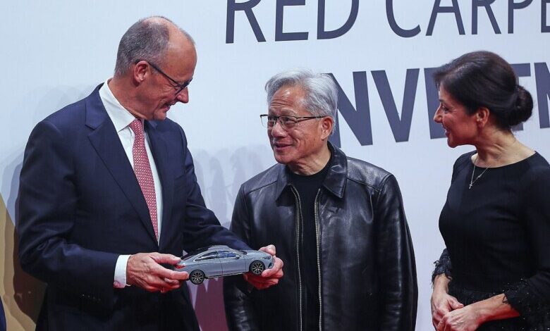 Friedrich Merz, Jen-Hsun Huang, Katherina Reiche