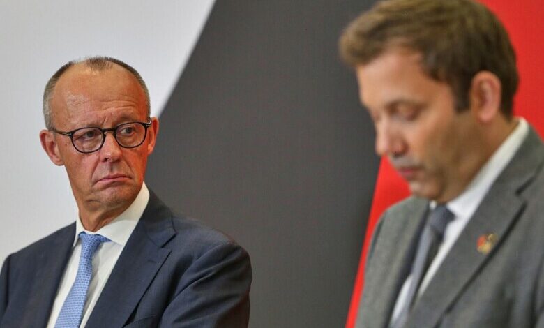 Friedrich Merz und Lars Klingbeil (Archiv)