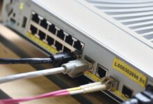 Netzwerk-Patchpanel (Archiv)