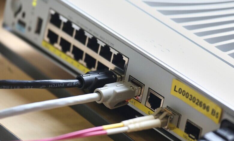 Netzwerk-Patchpanel (Archiv)